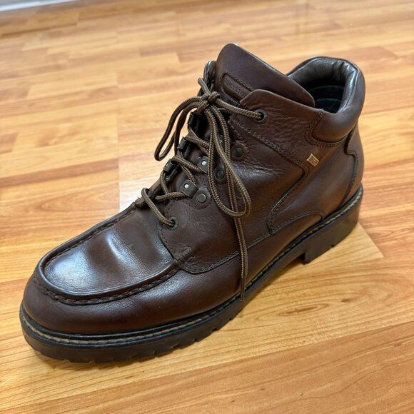 Johnston & Murphy Brown Leather Mens Hiking Boots Size 12 - Picture 5 of 8